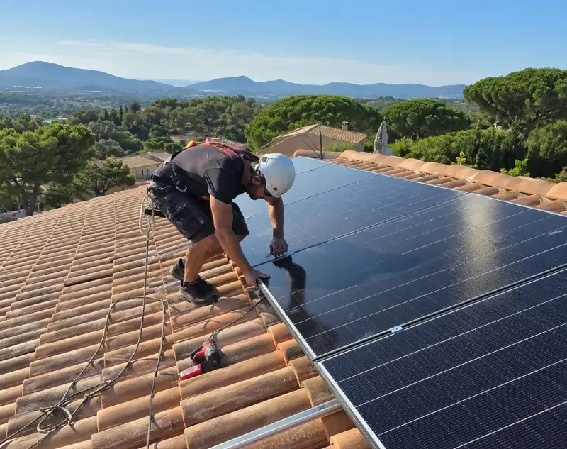 Installateur panneaux solaires Saint-Beauzile — pose photovoltaïque sur toiture