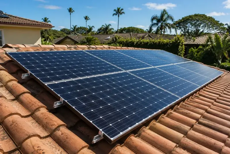 Installation de panneaux solaires à Saint-Beauzile